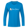 Janz Jenau - Frauen Sport Langarmshirt - Saphirblau