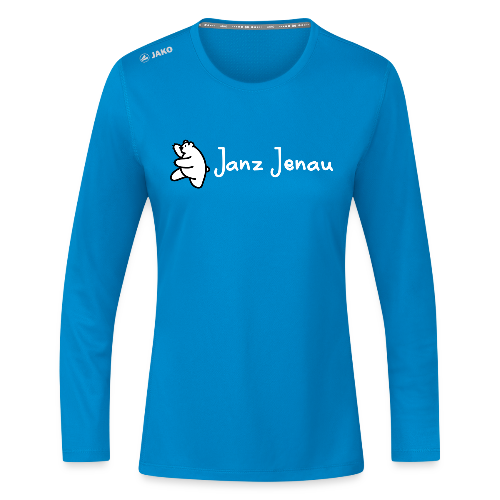 Janz Jenau - Frauen Sport Langarmshirt - Saphirblau