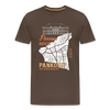 Panama oder Pankow - Männer Premium T-Shirt - Edelbraun