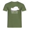 Heute nich! - Männer Premium T-Shirt - Militärgrün