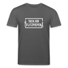 Tach ihr Flitzpiepen - Unisex Bio T-Shirt - Anthrazit