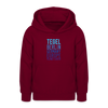 Tegel Planet Earth - Teenager Hoodie - Bordeaux