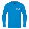 Flitzpiepe - Männer Sport Langamshirt - Saphirblau