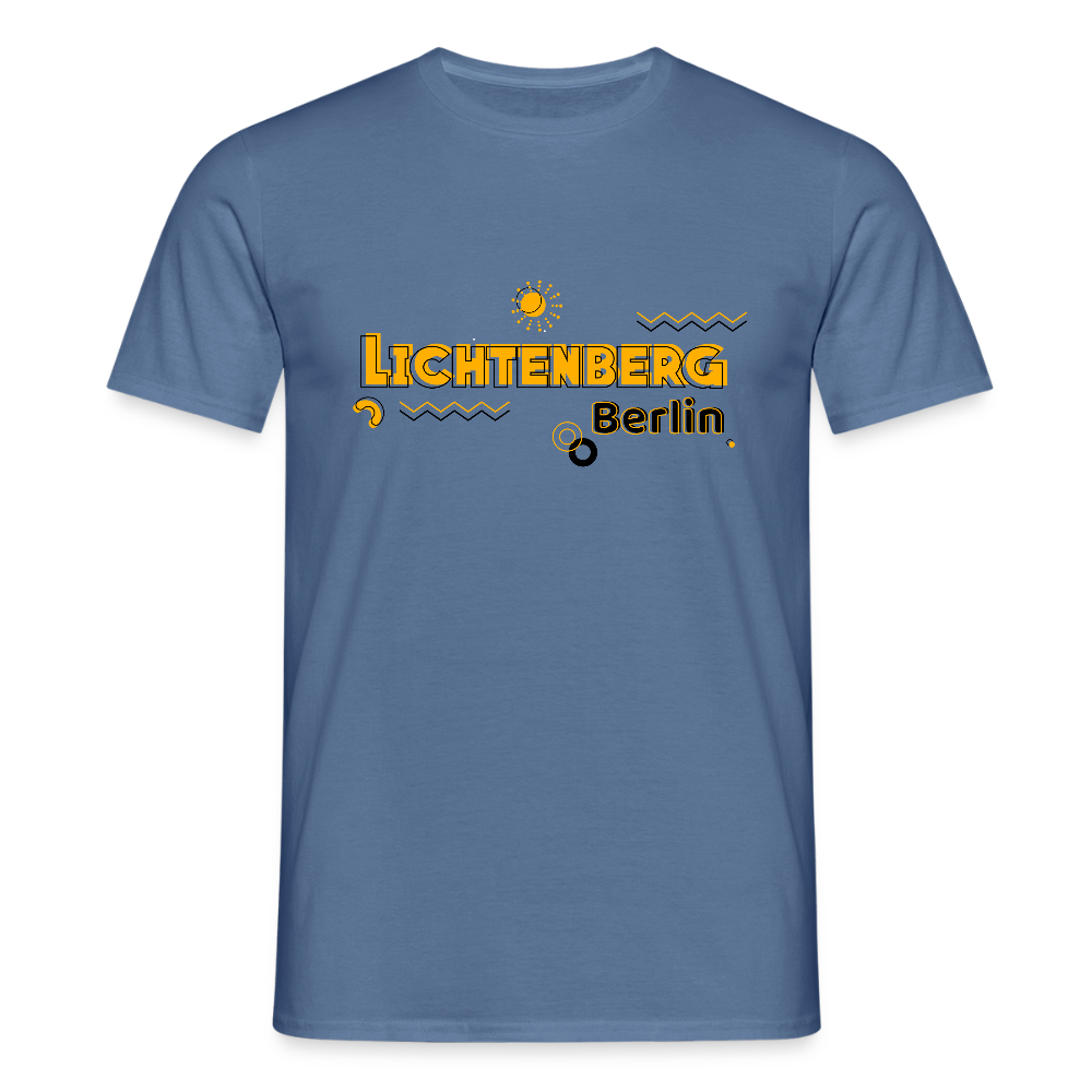 Lichtenberg - Männer Premium T-Shirt - Taubenblau