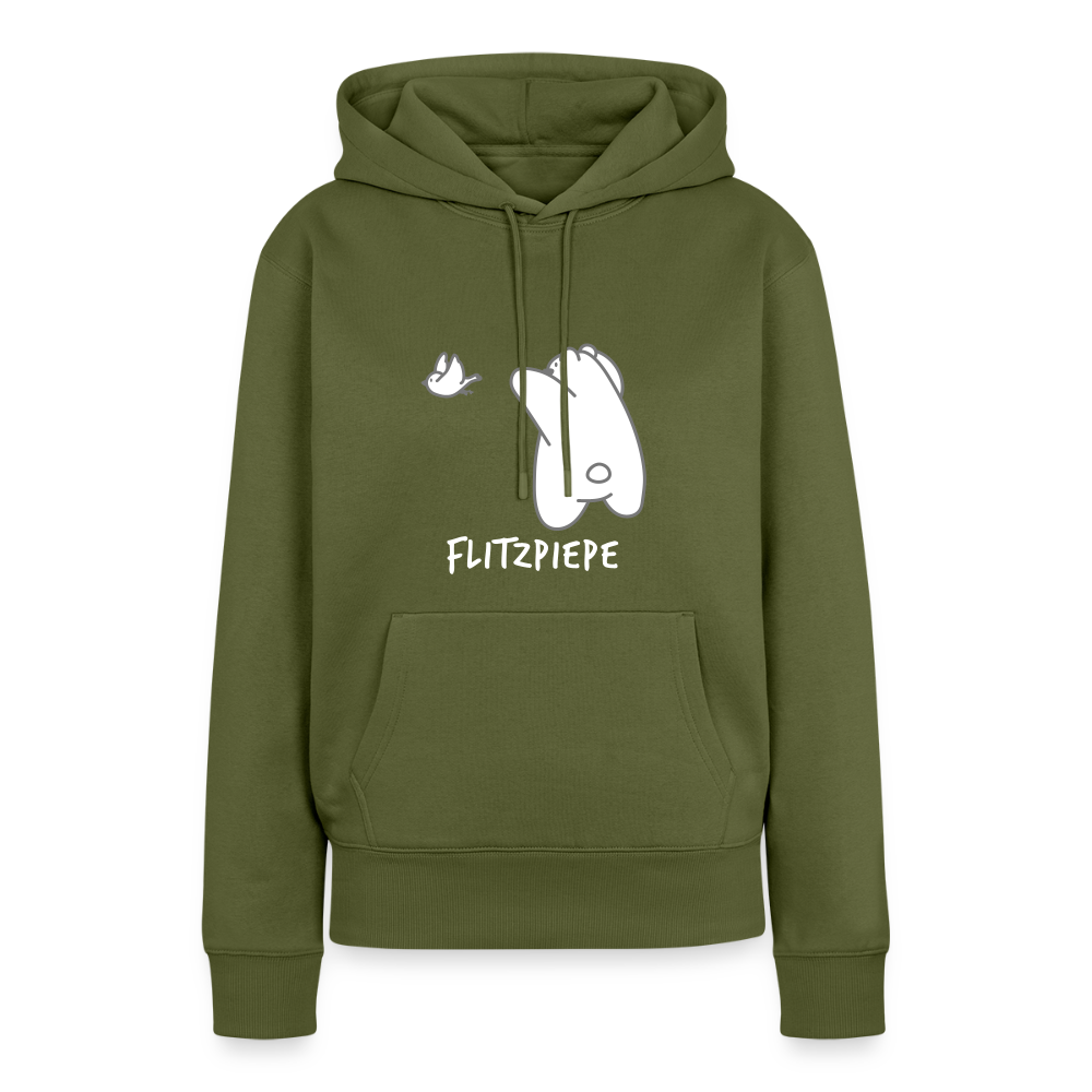 Flitzpiepe - Frauen Premium Hoodie - Khaki