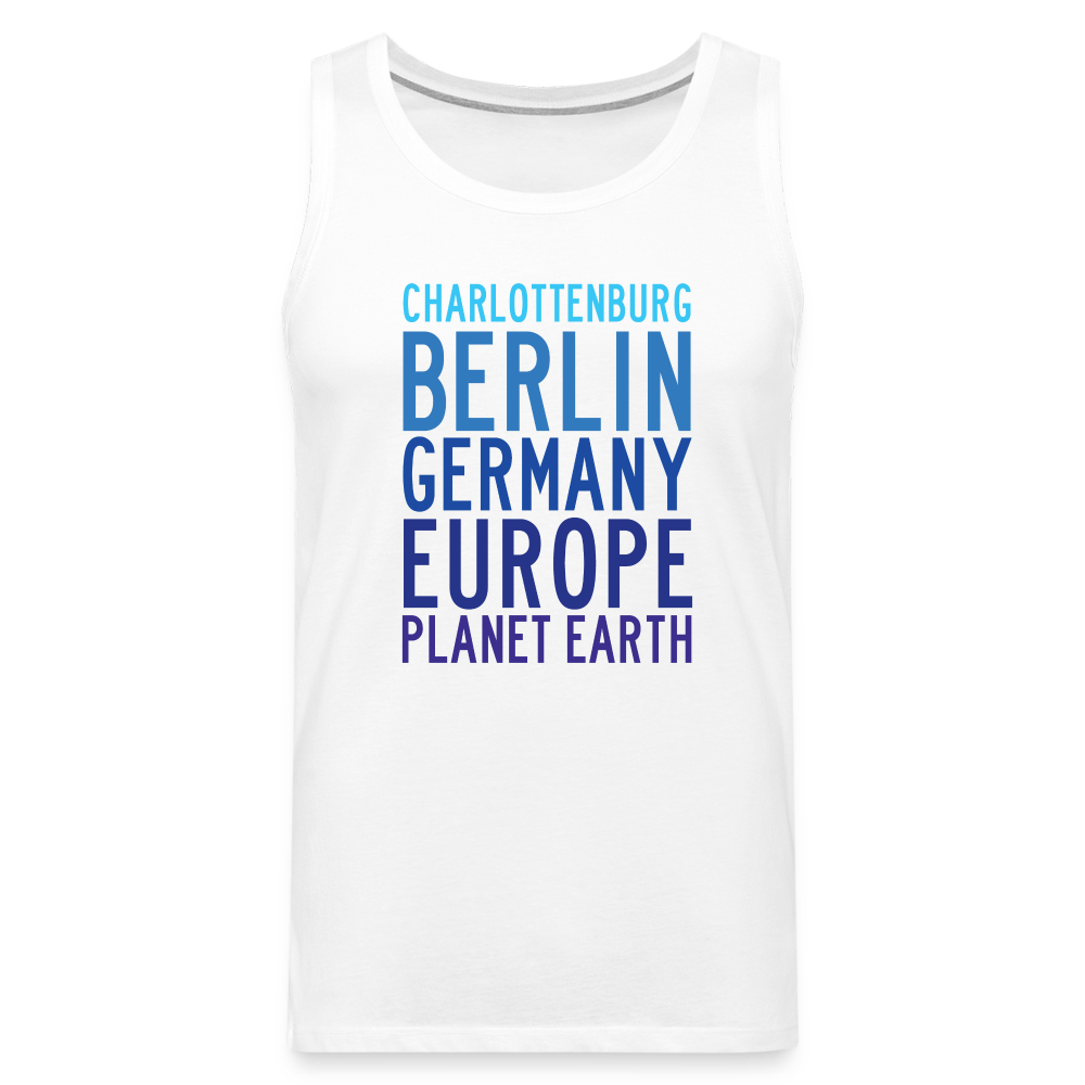 Charlottenburg - Earth - Frauen Premium Tank Top - Weiß