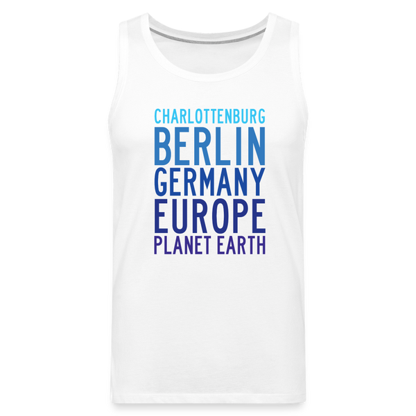 Charlottenburg - Earth - Frauen Premium Tank Top - Weiß