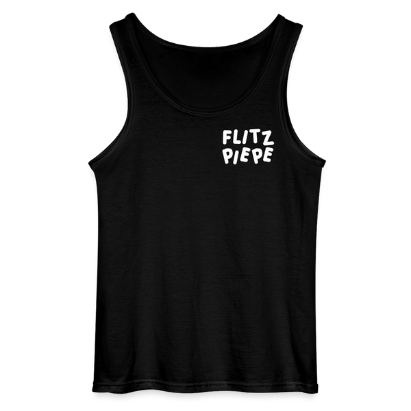 Flitz piepe - Männer Tank Top - Schwarz