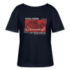 Wien Oder Wilmersdorf Uff Jeden Berlin - Relaxed Rundhals Frauen Bio-T-Shirt - Navy