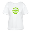 Jebongt Freunde - Relaxed Rundhals Frauen Bio-T-Shirt - Weiß