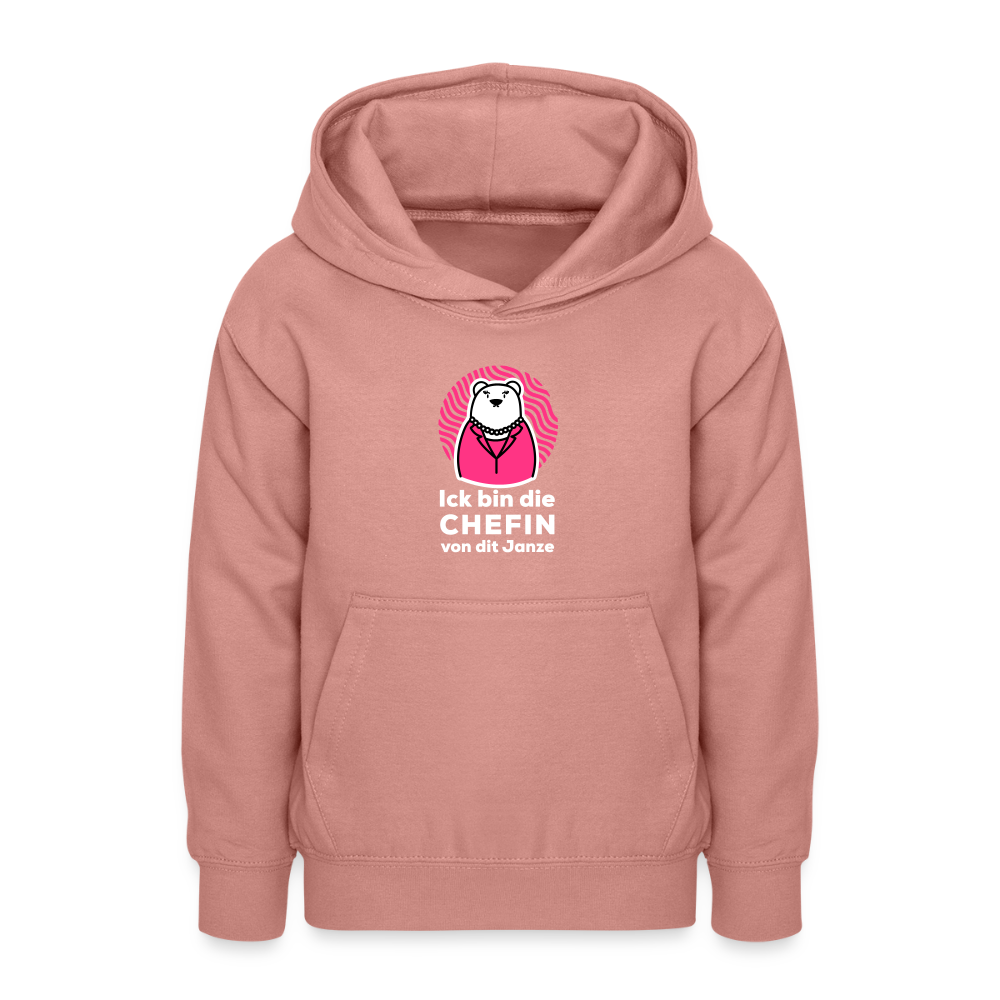 Chefin - Teenager Hoodie - Altrosa