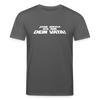 Janz jenau! Ick bin dein Vata! - Unisex Bio T-Shirt - Anthrazit