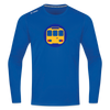 U-Bahntunnel - Männer Sport Langamshirt - Royalblau