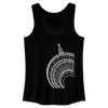 Der Turm von unten - weiß - Frauen Bio Tank Top - Schwarz