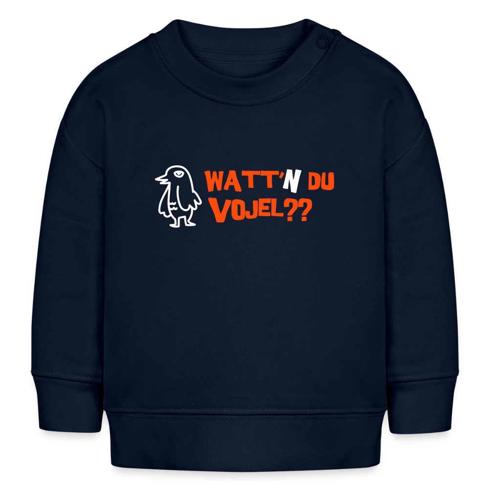 Watt'n du Vojel - Baby Bio Pullover - Navy
