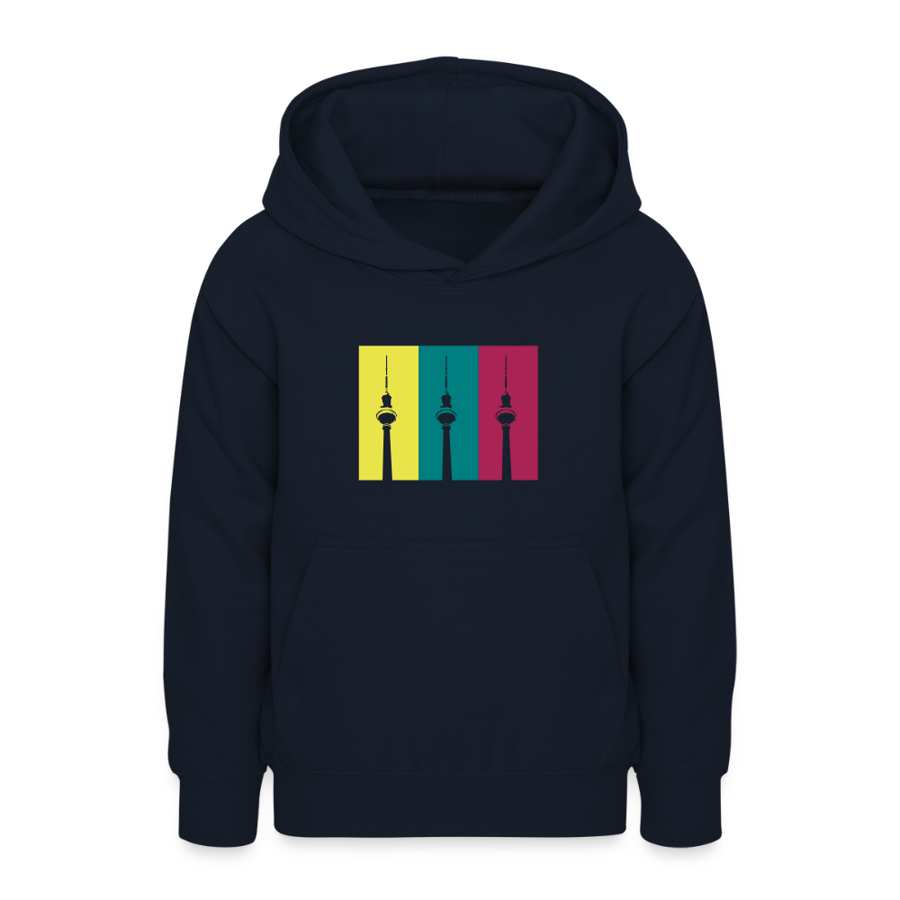 Berlin Retro - Teenager Hoodie - Navy