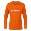 Uffjepasst! - Frauen Sport Langarmshirt - Neonorange