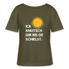 Ick knutsch dir Sonne! - Relaxed Rundhals Frauen Bio-T-Shirt - Khaki