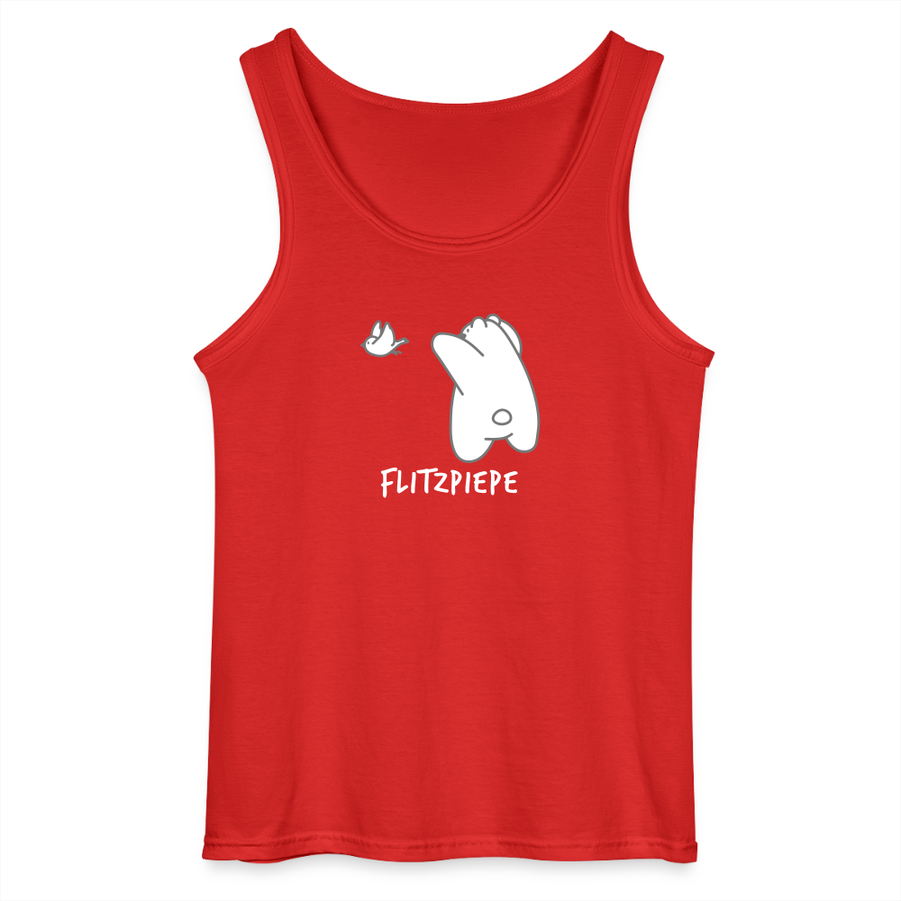 Flitzpiepe - Männer Tank Top - Rot