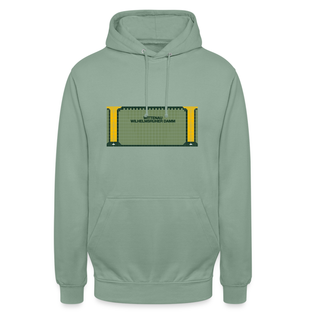 Wittenau Wilhelmsruher Damm - Unisex Hoodie - Graugrün