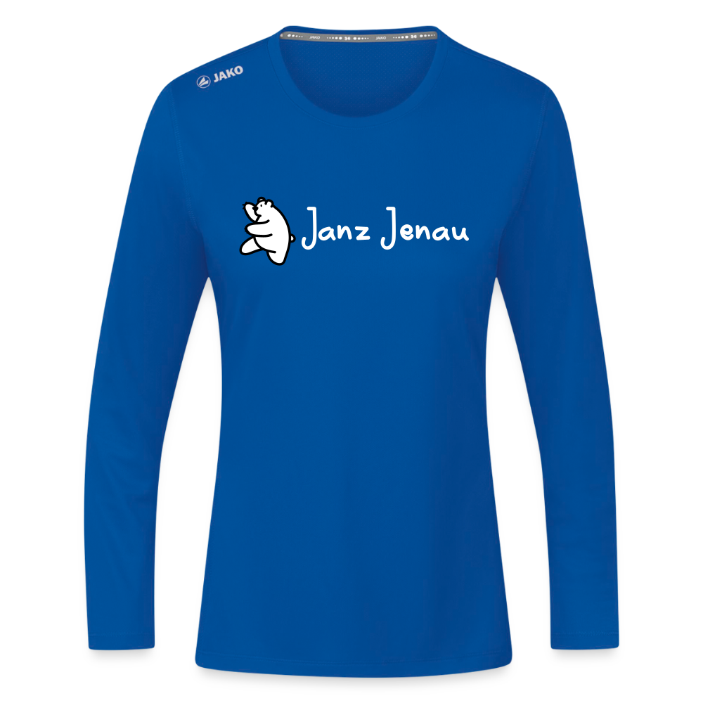 Janz Jenau - Frauen Sport Langarmshirt - Royalblau