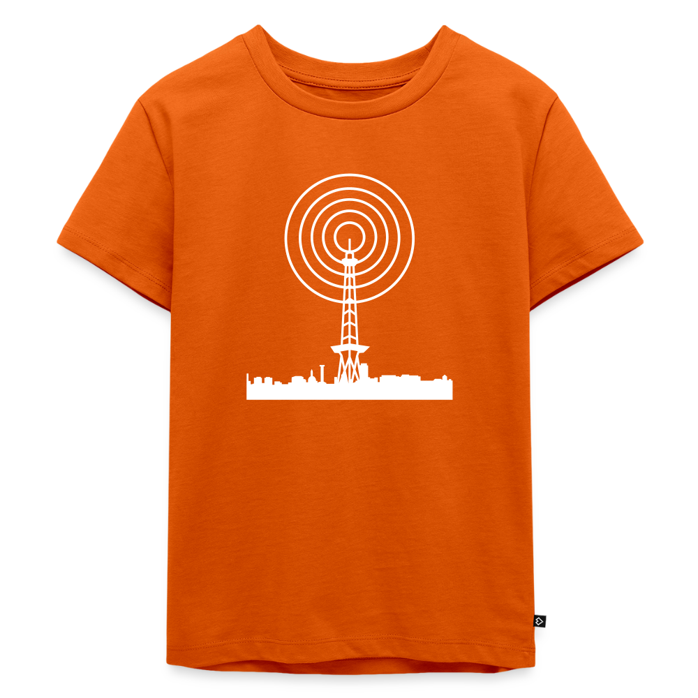 Funkturm im Fokus - Kinder Premium T-Shirt - Orange