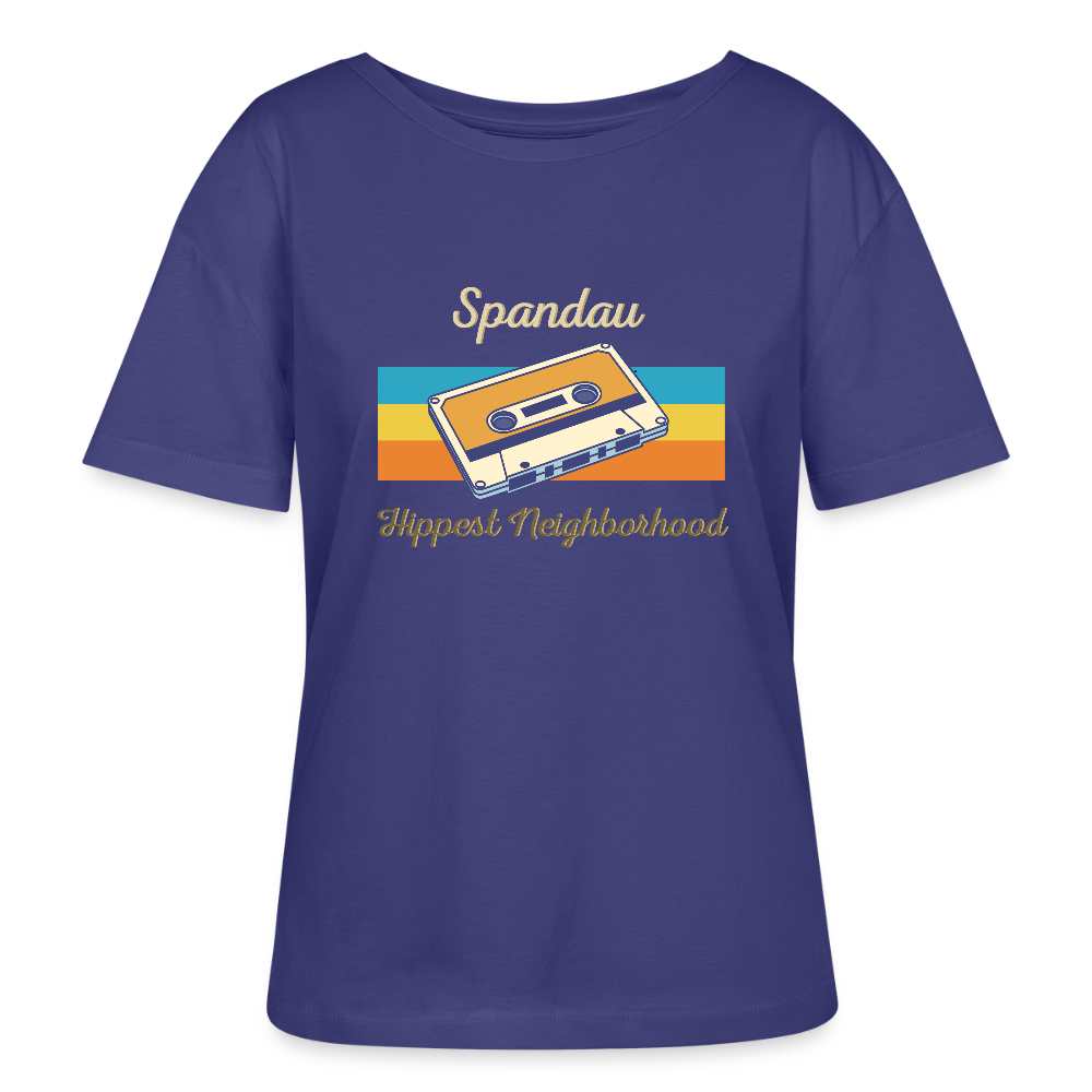 Spandau Hippest Neighborhood - Relaxed Rundhals Frauen Bio-T-Shirt - Dämmerung