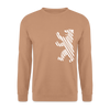 Berliner Bär im Netz - weiß - Unisex Pullover - Mocca