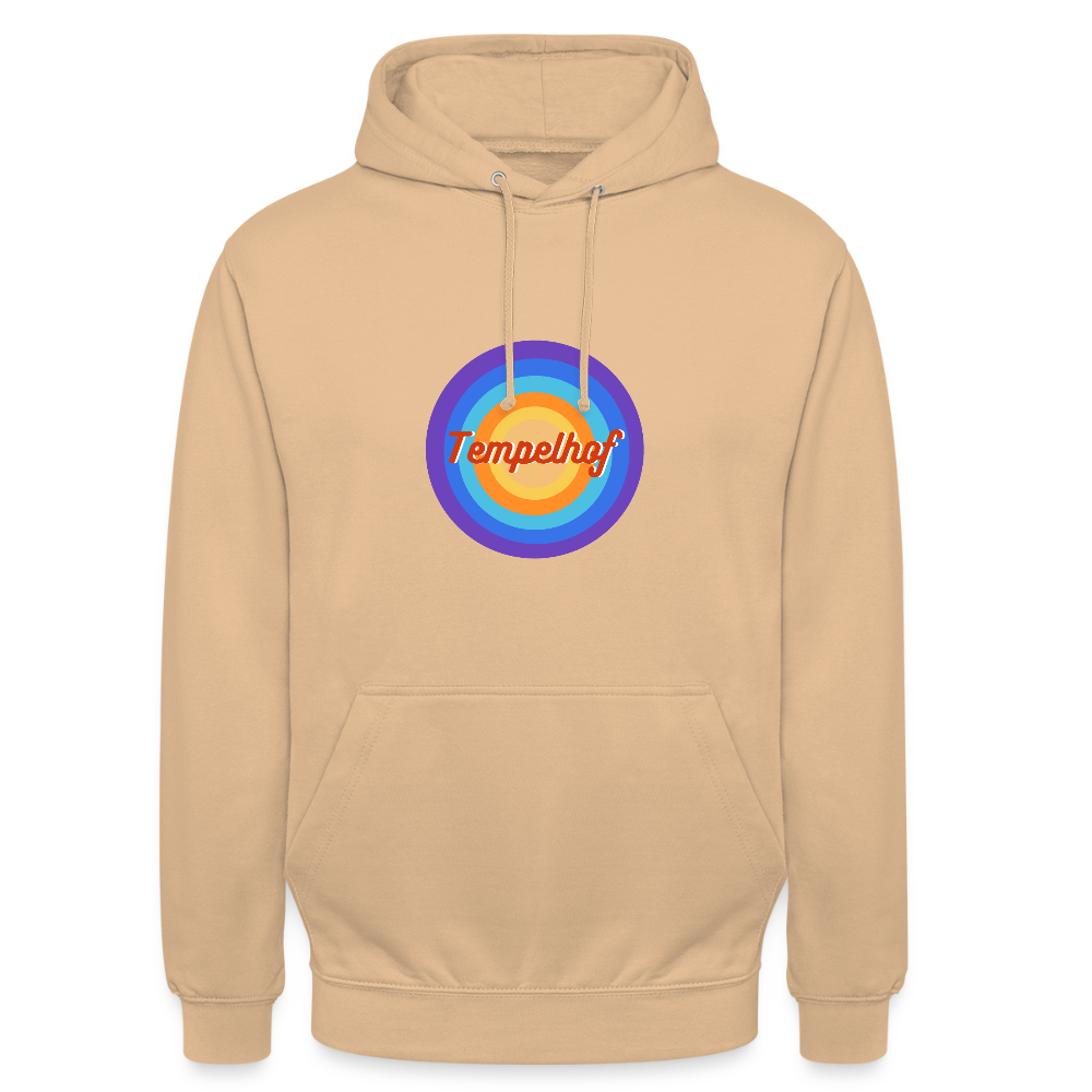 Tempelhof Retro - Unisex Hoodie - Pfirsich