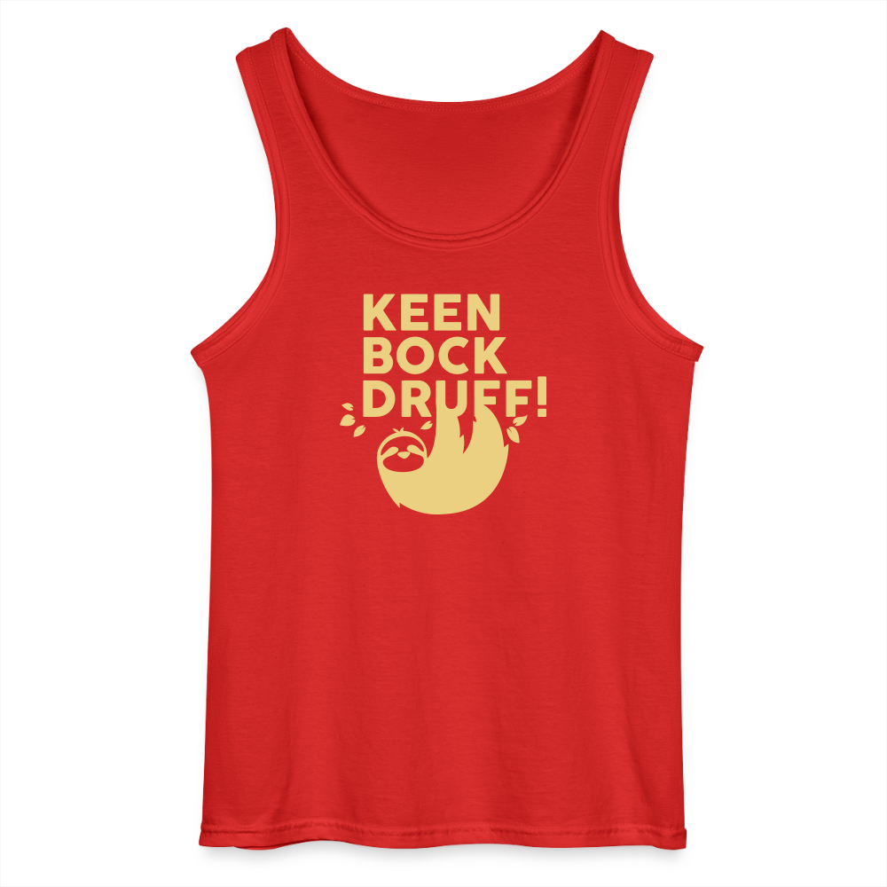 Keen Bock druff! - Männer Tank Top - Rot