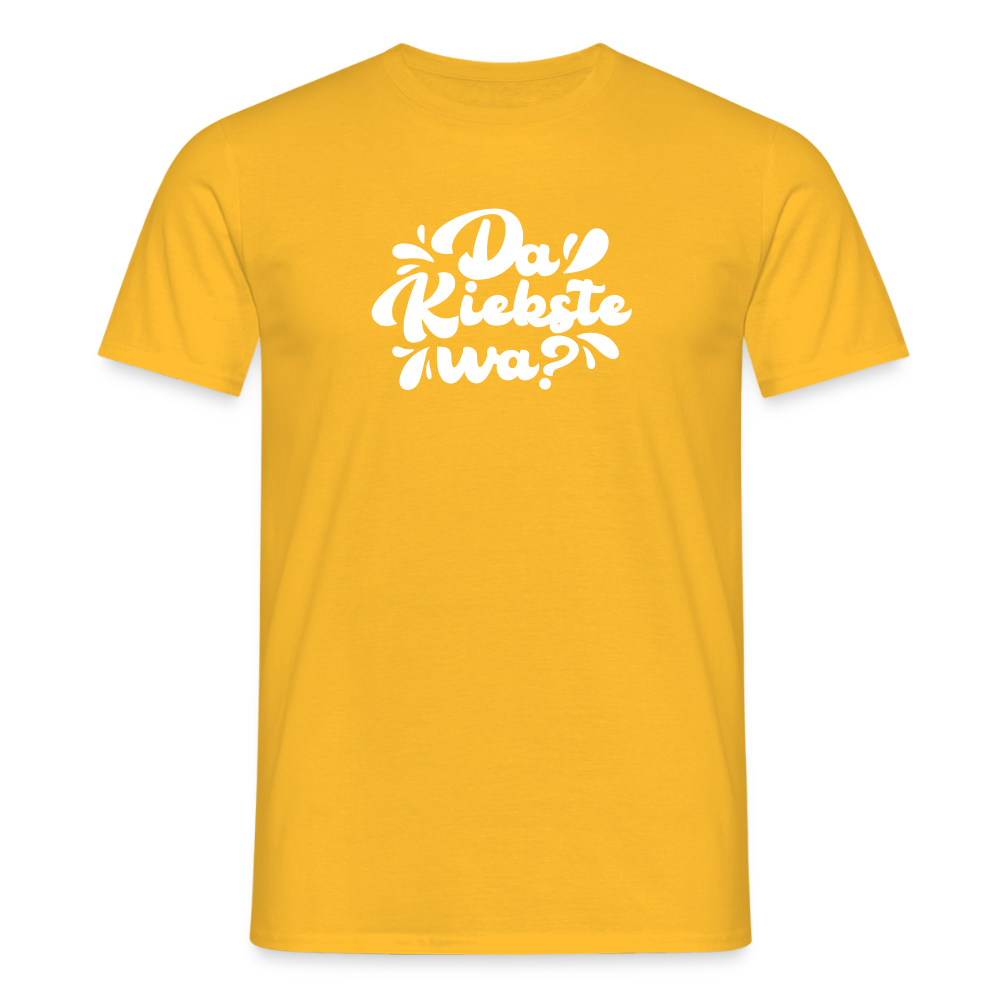 Kiekste - Männer Premium T-Shirt - Gelb