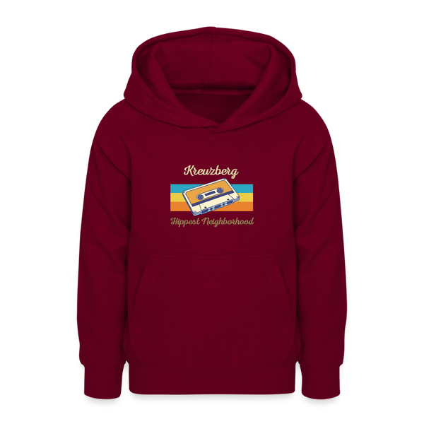 Kreuzberg Hippest Neighborhood - Teenager Hoodie - Bordeaux