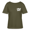 Allet Jut - Relaxed Rundhals Frauen Bio-T-Shirt - Khaki