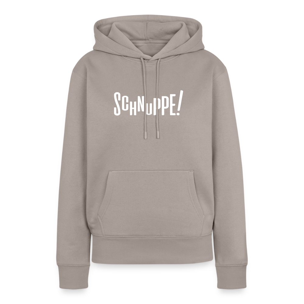 Schnuppe! - Frauen Premium Hoodie - Taupe