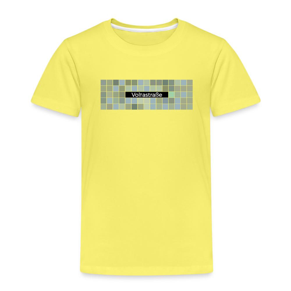 Voltastrasse - Kinder Premium T-Shirt - Gelb