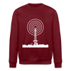 Funkturm im Fokus - Unisex Bio Sweatshirt - Burgunderrot