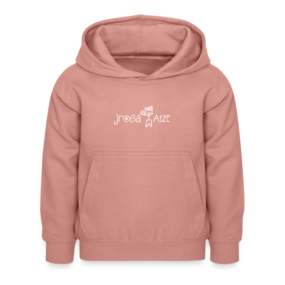 Jroßa atze - Kinder Hoodie - Altrosa