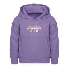 Nich mürrisch! Jedankenreich! - Kinder Hoodie