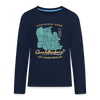 Chalkidiki oder Charlottenburg - Teenager Langarmshirt - Navy
