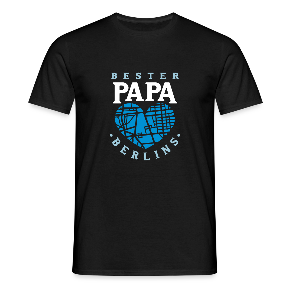 Bester Papa - Männer Premium T-Shirt - Schwarz