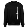 Fernsehturm Zick zack - Unisex Bio Sweatshirt - Schwarz