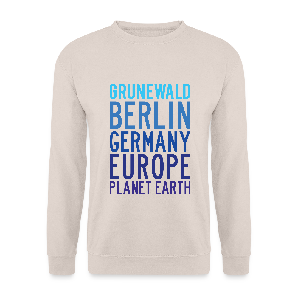 Grunewald Planet Earth - Unisex Pullover - Sand