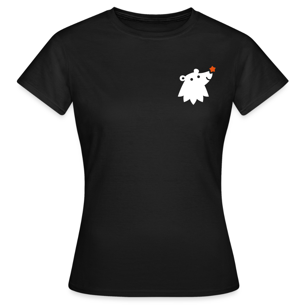 Schnauze Bär - Frauen Premium T-Shirt - Schwarz