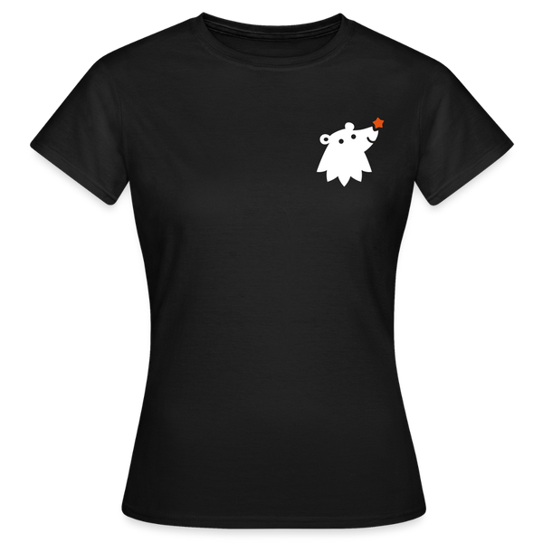 Schnauze Bär - Frauen Premium T-Shirt - Schwarz