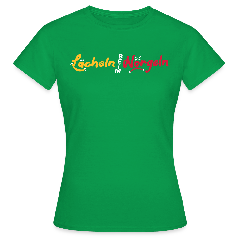 Lächeln beim Nörgeln - Frauen Premium T-Shirt - Kelly Green