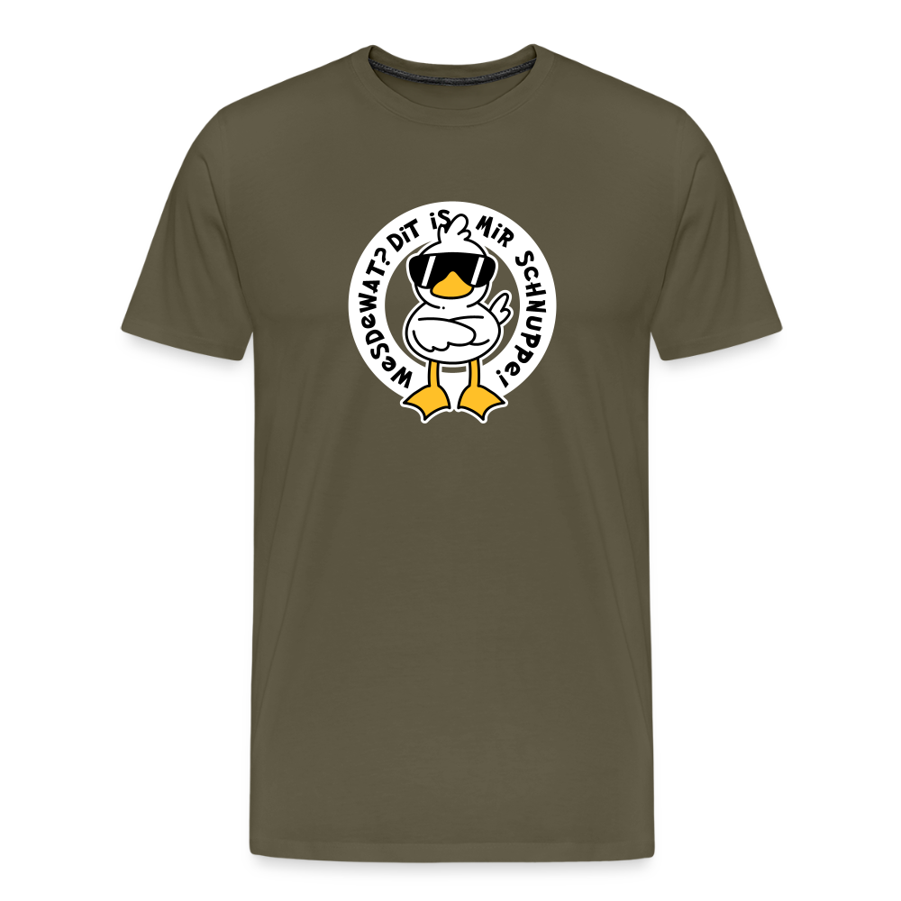 Wesdewat? - Männer Premium T-Shirt - Khaki