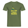 Schnurz Piepe mit Piep - Männer Premium T-Shirt - Militärgrün