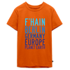 F'hain - Planet Earth - Teenager Premium T-Shirt - Orange