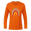 Allet wird jut! - Frauen Sport Langarmshirt - Neonorange