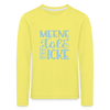 Meene Töle und Icke - Kinder Langarmshirt - Gelb